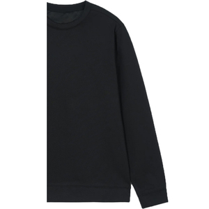 Sudadera de Invierno para Hombre, Ecológica, de Mezcla de Algodón y Felpa, Cuello Redondo, Manga Larga, Estilo Urbano, Teñido Liso, Transpirable y de Secado Rápido - Product Image 5