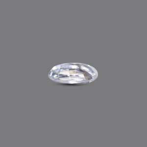 Natural White Zircon 3.95 Carat Loose Gemstone for Fine Jewelry - Product Image 3