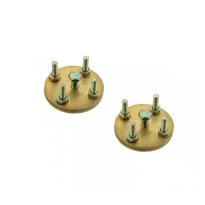 Abrazadera de prueba plana de latón para cinta de tierra y conexiones de puesta a tierra eléctrica - Product Image 4