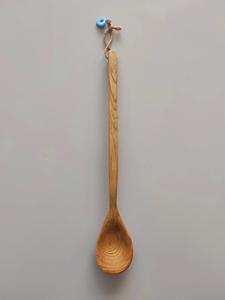 Cuillère à thé en bois lisse et polie, cuillère doseuse en bois naturel pour café et sucre, accessoire de cuisine écologique - Product Image 4