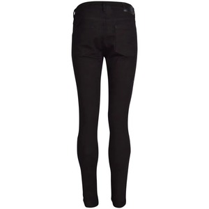 Jeans de mezclilla negros para hombre, de diseñador, con estampado de rayas y efecto desgastado, corte recto, estilo retro, micro casual, lavado a la piedra - Product Image 5