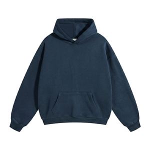 เสื้อฮู้ดดี้ผ้าฟลีซแบบหลวม น้ำหนักมาก 420 กรัม สำหรับฤดูใบไม้ร่วง ผลิตจากผ้าฝ้ายผสมโพลีเอสเตอร์ สั่งทำได้ตามต้องการ แบบยูนิเซ็กซ์ ขายส่ง - Product Image 4