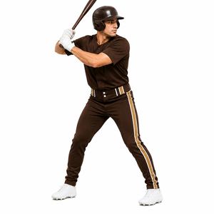 Factory Direct Baseball Uniform Pants Solid Printed Premium Quality 100% Polyester Breathable Eco-Friendly Custom Team <b>Athletic</b> - Product Image 1