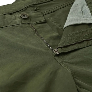 Pantalon cargo multi-poches Olive, pantalon utilitaire personnalisé pour homme, vêtements de travail décontractés pour l'extérieur, streetwear, vente en gros - Product Image 5