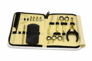 Kit de Extensiones de Cabello de Acero Inoxidable con Logotipo Personalizado al por Mayor, Pinzas de Alta Calidad en Grandes Cantidades - Product Image 2