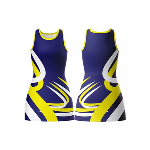 Factory Custom Women's 100% Polyester Breathable Sublimation <b>Athletic</b> Dress Seamless Fusing for Netball Tennis Badminton Padel - Product Image 1