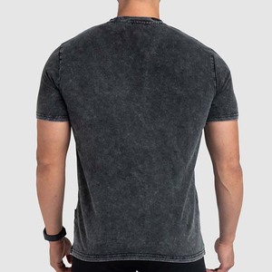 Camisetas con Cuello Redondo y Lavado Ácido, Corte Regular, para Adultos, Camisetas de Alta Calidad al por Mayor para Hombre, Camisetas Personalizadas 2025 - Product Image 5