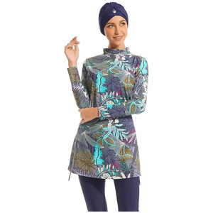 Muslim Women's <b>Modest</b> Activewear <b>Set</b> Jogging Running Lightweight Long Sleeve Polyester/Cotton Tracksuits Quick Dry Breathable - Product Image 6