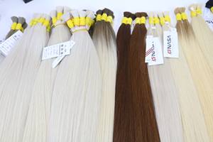 Extensions de cheveux en vrac de qualité supérieure Cheveux vietnamiens Double noyade 100 grammes Couleurs foncées 8 pouces - Product Image 5