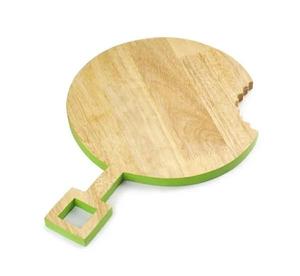 Plato Rectangular de Madera de Acacia con Diseño Floral, Hecho a Mano, Esmaltado y Pulido, Ecológico, Moderno - Product Image 3