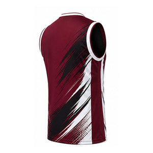 Maillot de volley-ball sans manches personnalisé avec tissu léger et lisse, coupe confortable et respirante, design sportif pour équipe - Product Image 4