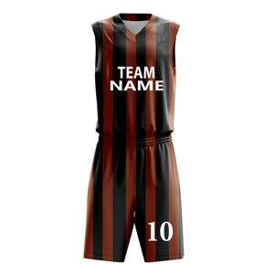 ชุดยูนิฟอร์มบาสเก็ตบอล ออกแบบเสื้อบาสเก็ตบอล เสื้อเจอร์ซีย์แบบกำหนดเอง - Product Image 5