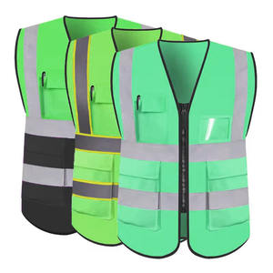Gilet de sécurité certifié pour hommes, logo personnalisé, haute visibilité, gilet de sécurité, vêtements de travail de nuit en extérieur, vêtements de travail d'hiver, réfléchissant - Product Image 2
