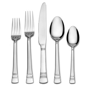 Ensemble de couverts classiques en acier inoxydable poli miroir, fourchette, cuillère, couteau, design de manche pour occasions spéciales comme les mariages - Product Image 5