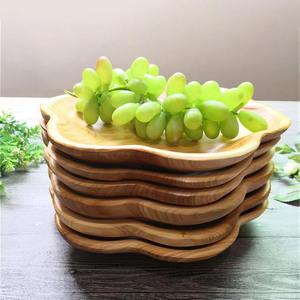 Eco-Friendly Dark Brown Wooden Charger Plate for Wedding Hotel & Restaurant Use Customized Color/Size Classic Style - Product Image 4
