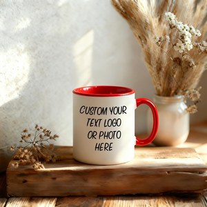 Mug en céramique personnalisé en gros, impression par sublimation intégrale, création artistique, photo, logo, texte, compatible lave-vaisselle et micro-ondes, cadeau - Product Image 5