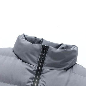 Chaqueta Casual de Lona para Hombre, Estilo Urbano, Personalizada con Estampado, Chaqueta sin Mangas de Otoño, Corte Moderno con Cierre - Product Image 5