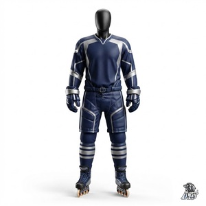Tenue de hockey sur roulettes pour hommes : Maillot de performance, short, chaussettes, ensemble d'entraînement, vêtements de sport athlétiques de qualité supérieure, construction durable - Product Image 2
