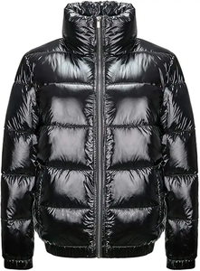 Eco-friendly Custom Autumn <b>Light</b> Weight Men Windproof Breathable Waterproof Men Bomber <b>Puffer</b> <b>Jacket</b> 100% Polyester Best Price - Product Image 1