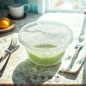 กล่องพลาสติกใส่ซุปไร้สาร BPA พร้อมฝาปิดปลอดภัยไมโครเวฟป้องกันการรั่วซึมผู้ผลิตจากอินเดีย - Product Image 3