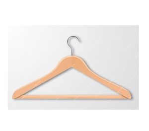 Multi Functional Home Organization New Product <b>Wooden</b> Double Tier <b>Coat</b> <b>Hangers</b> Factory Price Made In India Wood <b>Hanger</b> - Product Image 2