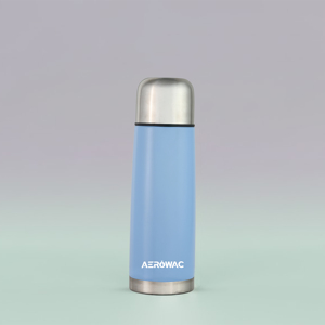 Botella de hidratación al vacío de acero inoxidable Prestige, recipiente aislante reutilizable para bebidas con asa de transporte segura para actividades al aire libre. - Product Image 2