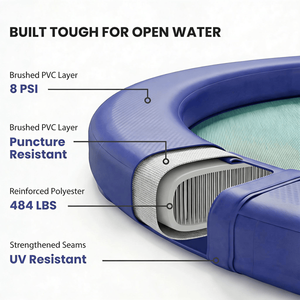 Inflatable <b>Floating</b> Dock Platform Water Amusement Facilities for <b>Floating</b> Fun! - Product Image 2