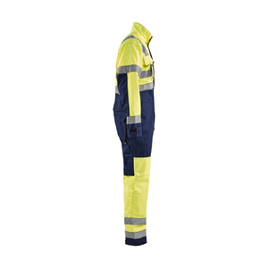 Custom High Visibility Reflective <b>Overalls</b> <b>Waterproof</b> Safety Bib Pants for Construction and Industrial Workers OEM - Product Image 5