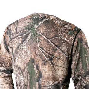 T-shirt de chasse pour homme, manches longues, sublimation du logo, protection solaire, personnalisable - Product Image 6