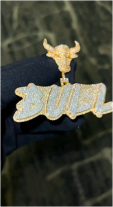 จี้เพชรโมอิสซาไนต์รูปตัวอักษรฮิปฮอป เงินแท้ 925 ประดับเพชร VVS แบบ Iced Out จี้โมอิสซาไนต์สั่งทำพิเศษ - Product Image 5