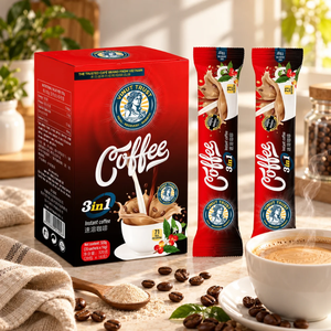 Vinut Trust Café Instantané 3-en-1 Mélange Arabica Robusta 320g Boîte Goût Doux Caféiné du Vietnam - Product Image 4