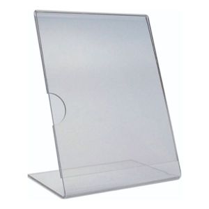 Wholesale Clear L Shape Acrylic <b>Picture</b> <b>Frame</b> Tabletop Stand Acrylic Sign Holder Menu Display Photo <b>Frame</b> Custom Logo PhotoFrame - Product Image 1