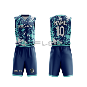 Maillots de basket-ball personnalisés sublimés avec logo, en mesh respirant, sans manches, uniformes de basket-ball, ensembles de basket-ball - Product Image 5