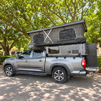 Capot de camionnette Pop-Top pour Chevrolet Silverado 1500 avec benne de 5,8 pieds, en aluminium rigide + toile