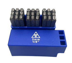 Bien hecho 3mm Cr-V letra alemana sello moldes del fabricante producto de alta calidad (6150) - Product Image 1