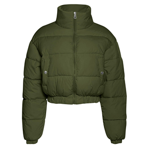 Women's New Style <b>Cropped</b> <b>Puffer</b> Coat, Loose Warm Fashion <b>Jacket</b> for Sleek breathable Elegance <b>Cropped</b> <b>Puffer</b> <b>Jacket</b> for Women - Product Image 6