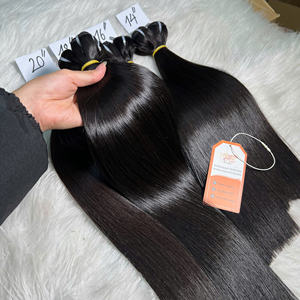 Paquetes de cabello virgen vietnamita con cutículas alineadas a precio mayorista para mujeres negras, cabello liso extremo. - Product Image 5