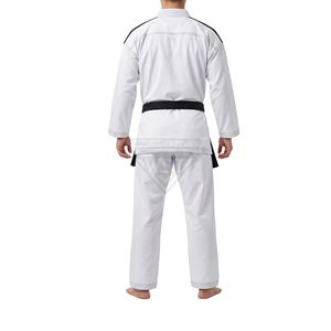 Traje de Karate Blanco de Alta Calidad, Gi de Artes Marciales con Cuello Negro, Línea de Corte Resistente a la Contracción, Uniformes de Karate para Entrenamiento en Dojo - Product Image 2