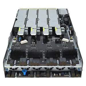 Original Supermicro A + เซิร์ฟเวอร์ 2124gq-Nart 2u Nvidia Hgx A100 As-2124gq-Nart-Lcc โปรเซสเซอร์คู่ที่สมบูรณ์แบบระบบ Gpu แร็คเซิร์ฟเวอร์