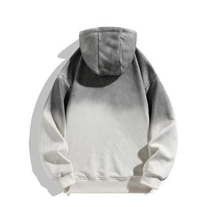 Men's Acid Wash <b>Zip</b>-Up <b>Hoodie</b> 100% Cotton French Terry Hooded Sweatshirt <b>Pocket</b> Casual Streetwear - Product Image 5