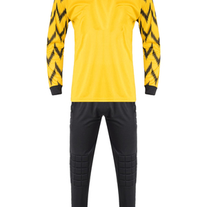 Custom <b>Soccer</b> Goalkeeper Uniforms Wholesale Printed Long Sleeve Kit for Men and Adults 100% Polyester - Product Image 4