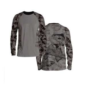 เสื้อตกปลาแขนยาวแบบเรียบ ป้องกันรังสียูวี ผลิตตามสั่ง OEM สำหรับชาวประมงโคลอมเบีย ผ้าฝ้าย/ใยไผ่ ระบายอากาศ แห้งเร็ว - Product Image 2
