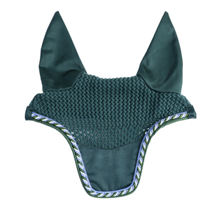 Cache-oreilles personnalisé en maille pour cheval, respirant, imperméable, anti-mouches, protection frontale, performance premium pour l'équitation, réduction du bruit - Product Image 1