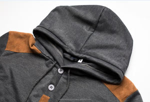 Sweat-shirt à capuche pour homme, coupe classique, automne-hiver, pull chaud, veste décontractée, imprimé en sérigraphie, logo uni sur le devant - Product Image 4