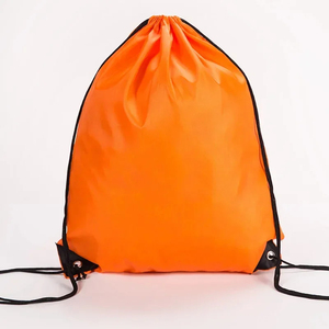 Sacs à dos personnalisés en polyester imperméable et écologique avec cordon de serrage, impression de logo, football, sports, multicolores - Product Image 3