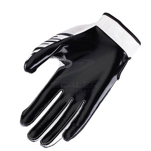 Gants de football américain en cuir haute performance, avec une adhérence durable sur la paume, antidérapants, respirants, légers, confortables, adaptés à tous - Product Image 6