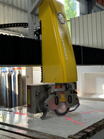 Dafon Découpeuse de pierre automatique à 5 axes CNC 4+1 Scie à pont pour la découpe de dalles de marbre, de granit et de quartz pour la cuisine