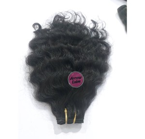 Mèches de cheveux humains naturels indiens bruts doublement étirés, bouclés style bébé, 100g - Product Image 5