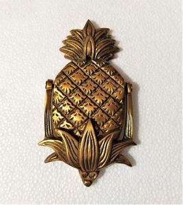 Aldaba de puerta de piña de latón de alta calidad, herrajes de Metal indios hechos a mano, aldaba de puerta pulida a granel al por mayor - Product Image 3