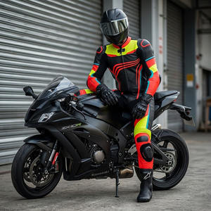 Trajes de moto de carreras personalizados al por mayor, último estilo, chaquetas de motocicleta de cuero genuino ligeras, trajes de motociclista recién llegados en venta - Product Image 6